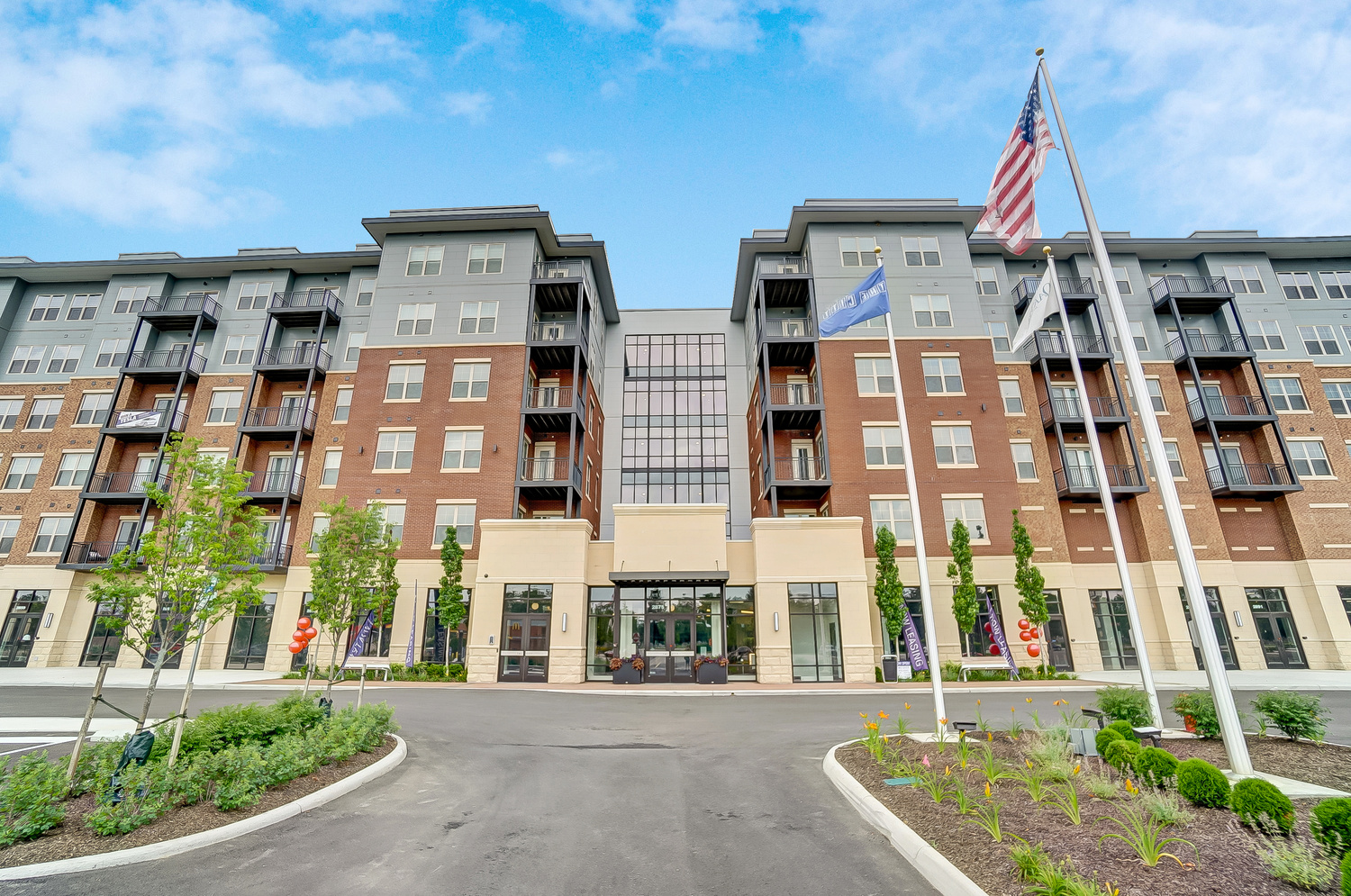 The front of an apartment building near OSU