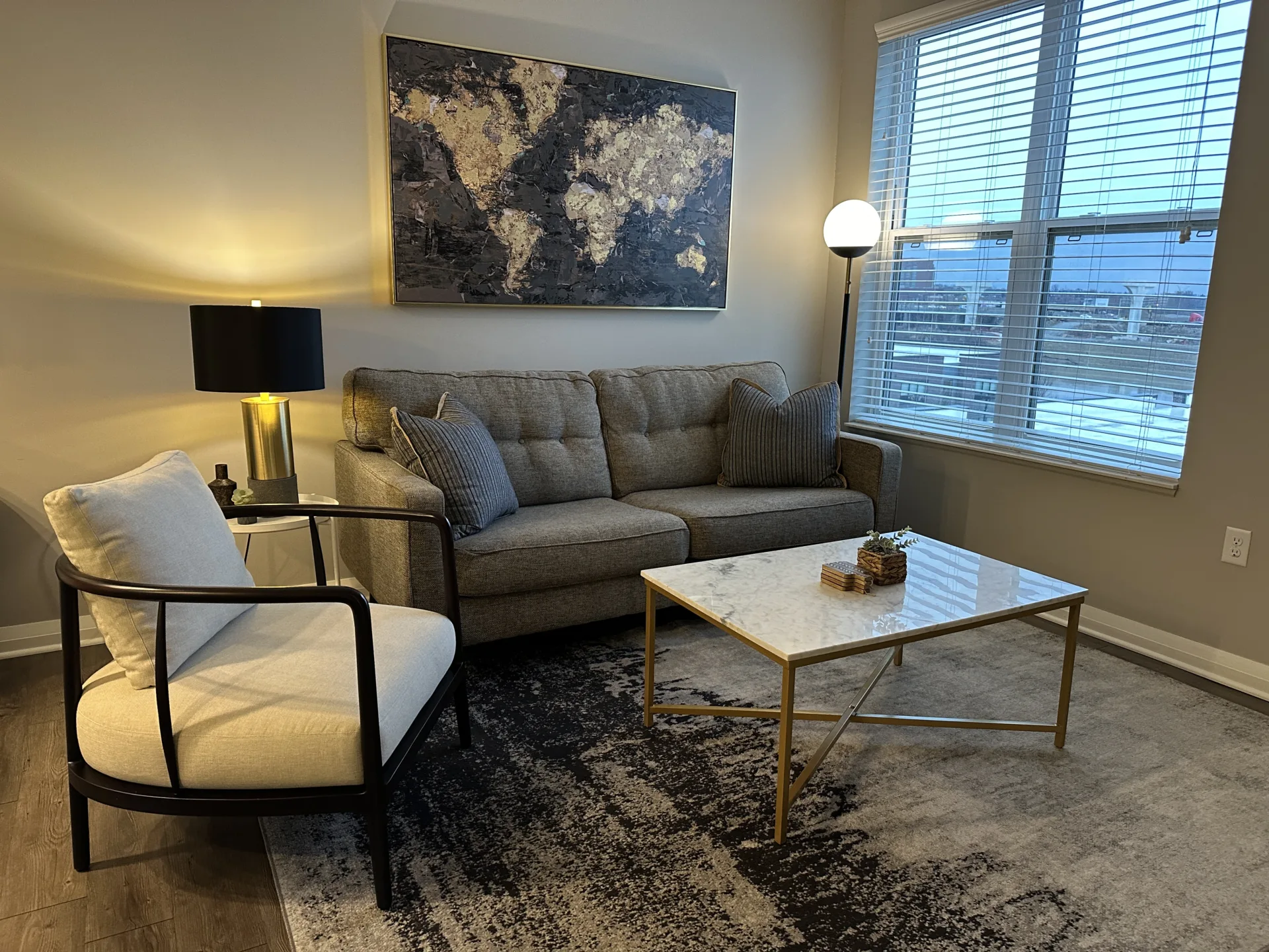 furnished corporate apartment in downtown Columbus