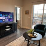 Photo of living room in furnished apartment near Ohio State University